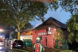 Dachstuhlbrand in Friesdorf