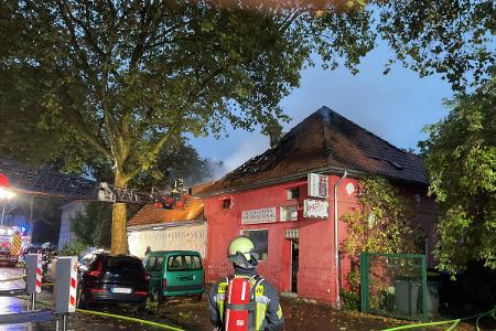 Dachstuhlbrand in Friesdorf