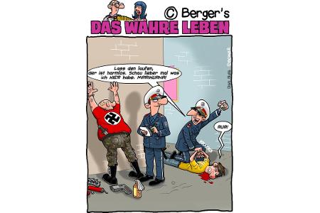 Cartoons mit wahren Lebensgeschichten