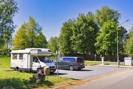 Sarrebourg Platz, Lothringen, Frankreich, Stellplatz, Metz, Nancy