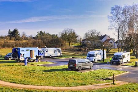 Puttelange Platz, Lothringen, Frankreich, Stellplatz, Metz, Nancy