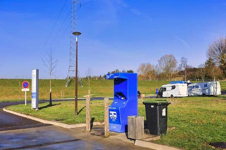 Puttelange Entsorgung, Lothringen, Frankreich, Stellplatz, Metz, Nancy