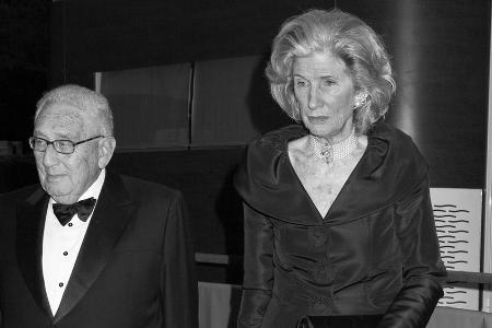 Sie wurde 92 Jahre alt: Henry Kissingers Witwe Nancy ist gestorben