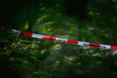 Der Fund in einem Wald bei Berlin hat Ermittlungen ausgelöst, die bis hin zu mutmaßlichen Anschlagsplänen führen (Archivbild).