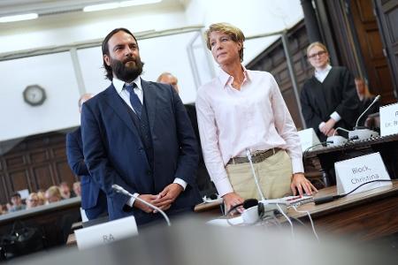 Christina Block steht seit Juli 2025 in Hamburg vor Gericht. (Archivbild)