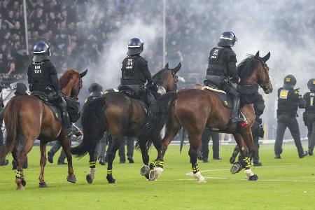 Ausschreitungen in Mannheim: 35 Polizisten verletzt