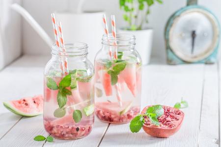 Granatapfel, Ingwer und Limette