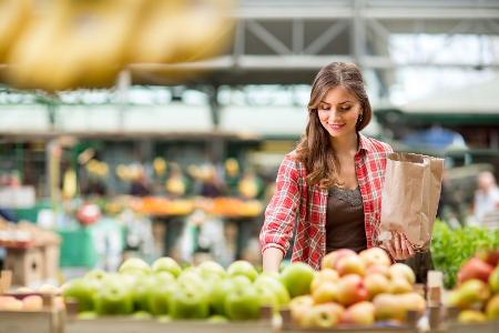 Obst und Gemüse ohne Plastik