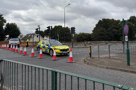 In England ist es bei einer Verfolgungsfahrt zu einem schweren Unfall gekommen. 