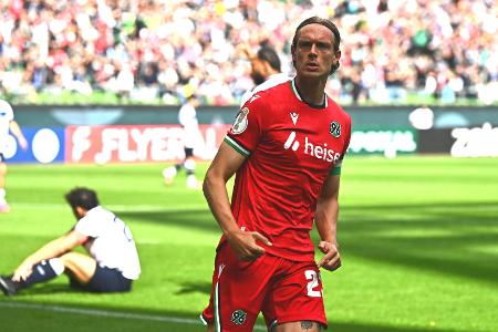 Nach zwei Ligapleiten: Hannover feiert Pokal-Kantersieg