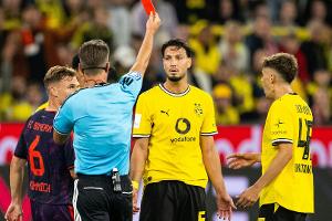 Nach Rot: Bensebaini droht DFB-Pokal-Sperre