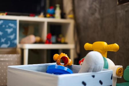 Struktur im Kinderzimmer