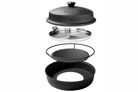 Omnia Stovetop Pizza Oven Produktbild im Detail