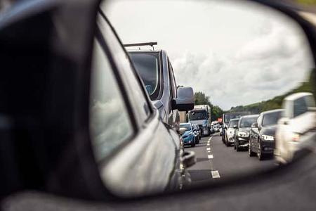 Stau Autobahn