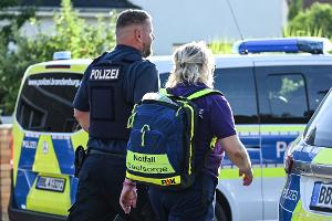 Notfallseelsorger sind an der Brandenburger Schule im Einsatz.