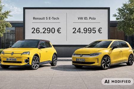 08/2026 Preisvergleich VW ID. Polu und Renault 5 E-Tech