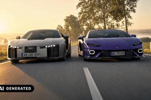 Audi Nuvolari gegen Lamborghini Temerario