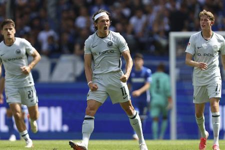 Reese trifft doppelt: Wolfsburg siegt auch beim KSC