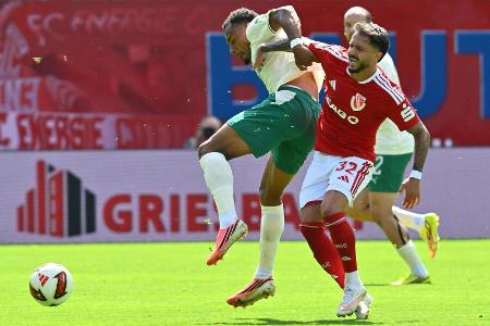 Eigentor und Abwehrfehler: Cottbus gibt Sieg aus der Hand
