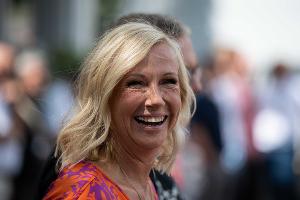 Kiewel moderiert seit vielen Jahren den  "ZDF-Fernsehgarten" (Archivbild)