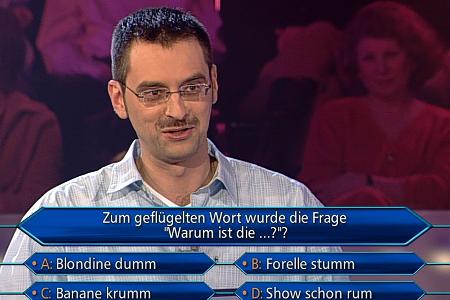 4. März 2002: Erste Frage, erster Joker