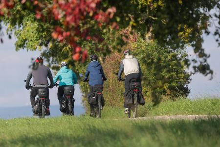 Radfahren im Herbst