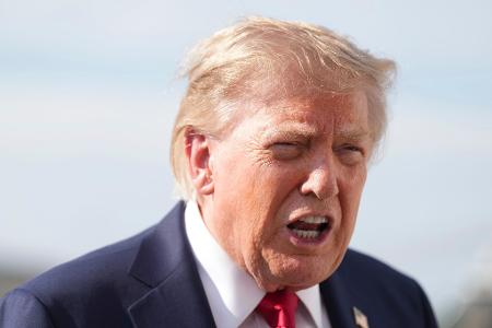 Trump kritisiert Gegner von Riesen-Rechenzentren. (Archivbild)