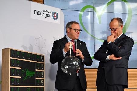 In Thüringen regiert die CDU schon mit Hilfe der Linken. (Archivbild) 