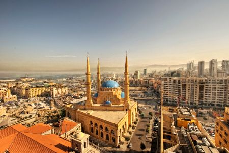Moschee in Beirut im Libanon