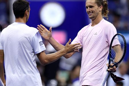 Nächste Nachtschicht für Zverev auf Arthur Ashe