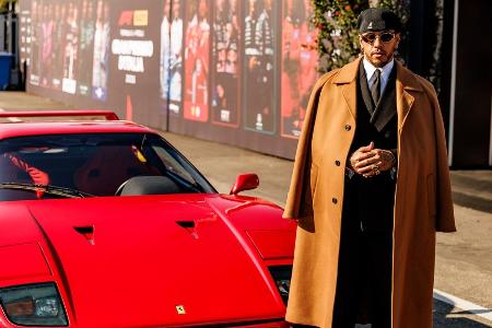 Lewis Hamilton sorgt mit Mantel-Look in Monza für Aufsehen