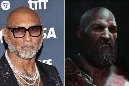 Muskelmasse satt: Dave Bautista wird zu Kratos aus 