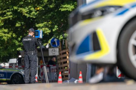 In München waren Brandsätze geflogen. 