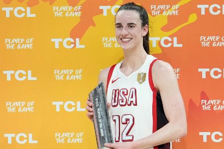 Basketball: Klare Sache für US-Frauen - Rekord durch Clark