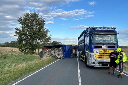 verunfallter LKW