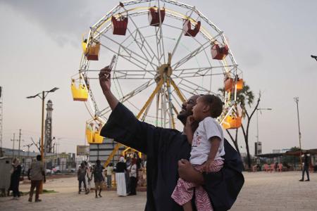 Riesenrad im Sudan