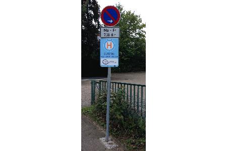 Schild Elternhaltestelle