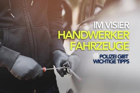 Tipps im Zusammenhang mit Aufbrüchen von Handwerkerfahrzeugen.