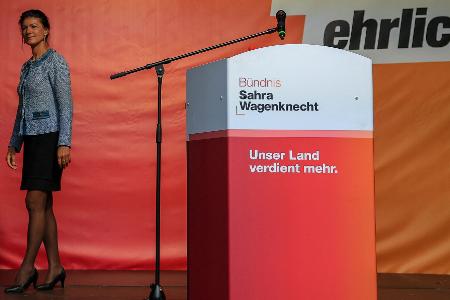 BSW-Gründerin Sahra Wagenknecht fühlt nach der Landtagswahl in Sachsen-Anhalt Rückenwind für ihre Partei. (Archivbild)