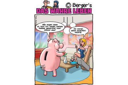 Cartoons mit wahren Lebensgeschichten