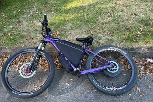 Sichergestelltes Zweirad mit Motorantrieb
