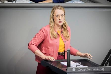 Grünen-Fraktionschefin Katharina Dröge will ein Verbot der AfD prüfen.