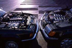 BMW 750iL E32 und Mercedes-Benz 600 SEL V140 im Vergleichstest auto motor und sport 18/1991