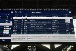 Eine Bombenentschärfung in Hamburg sorgt für Zugausfälle.