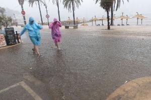 Örtlich fielen bis zu 47 Liter Regen pro Quadratmeter.