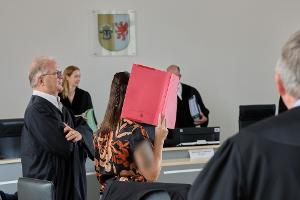 Die Angeklagte spricht vor Gericht unter anderem über die Beziehung zu Fabians Vater.