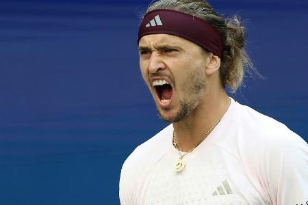 Wieder in drei Sätzen: Zverev im US-Open-Finale