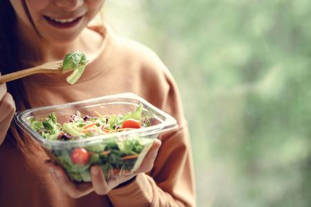 Abgepackter Salat