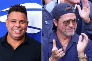 Ronaldo und Brad Pitt feiern gemeinsam bei den US Open