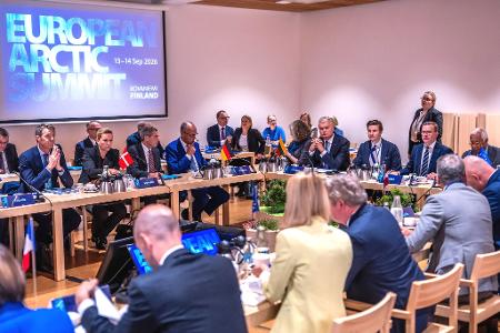 Wie positioniert sich die EU im Großmachtwettbewerb um Einfluss in der Arktis? Dies war eine der zentralen Fragen beim Gipfel.